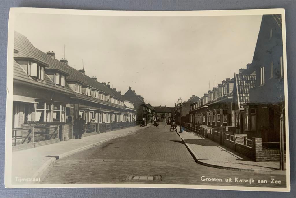 Katwijk aan Zee - Tijmstraat, Ophalen of Verzenden, 1940 tot 1960, Gelopen, Zuid-Holland