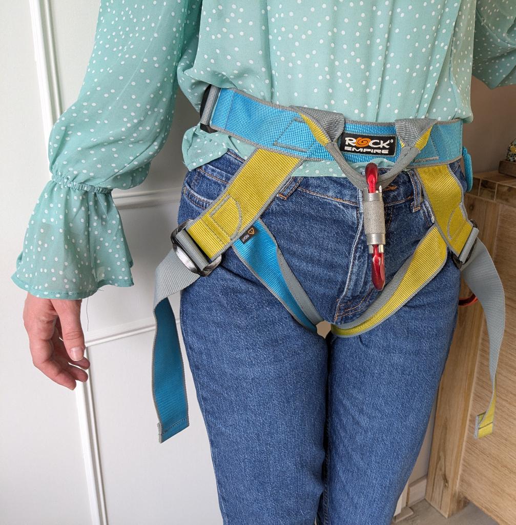 Klimgordel, Sport en Fitness, Ophalen of Verzenden, Gebruikt, Klimsport-accessoire