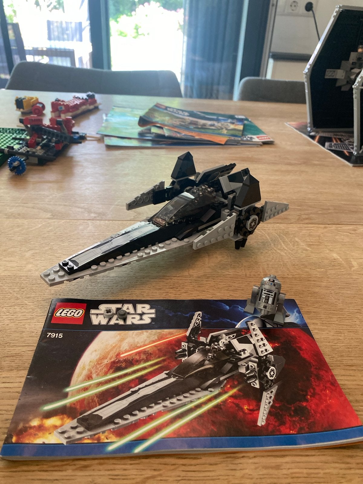 Lego Star Wars 7915 Imperial V-wing Starfighter compleet, Gebruikt, Star Wars, Lego, Ophalen of Verzenden