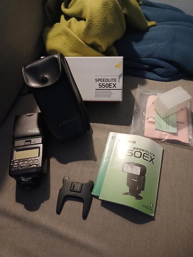 Canon Speedlite flitser, Ophalen of Verzenden, Gebruikt, Canon, Kantelbaar