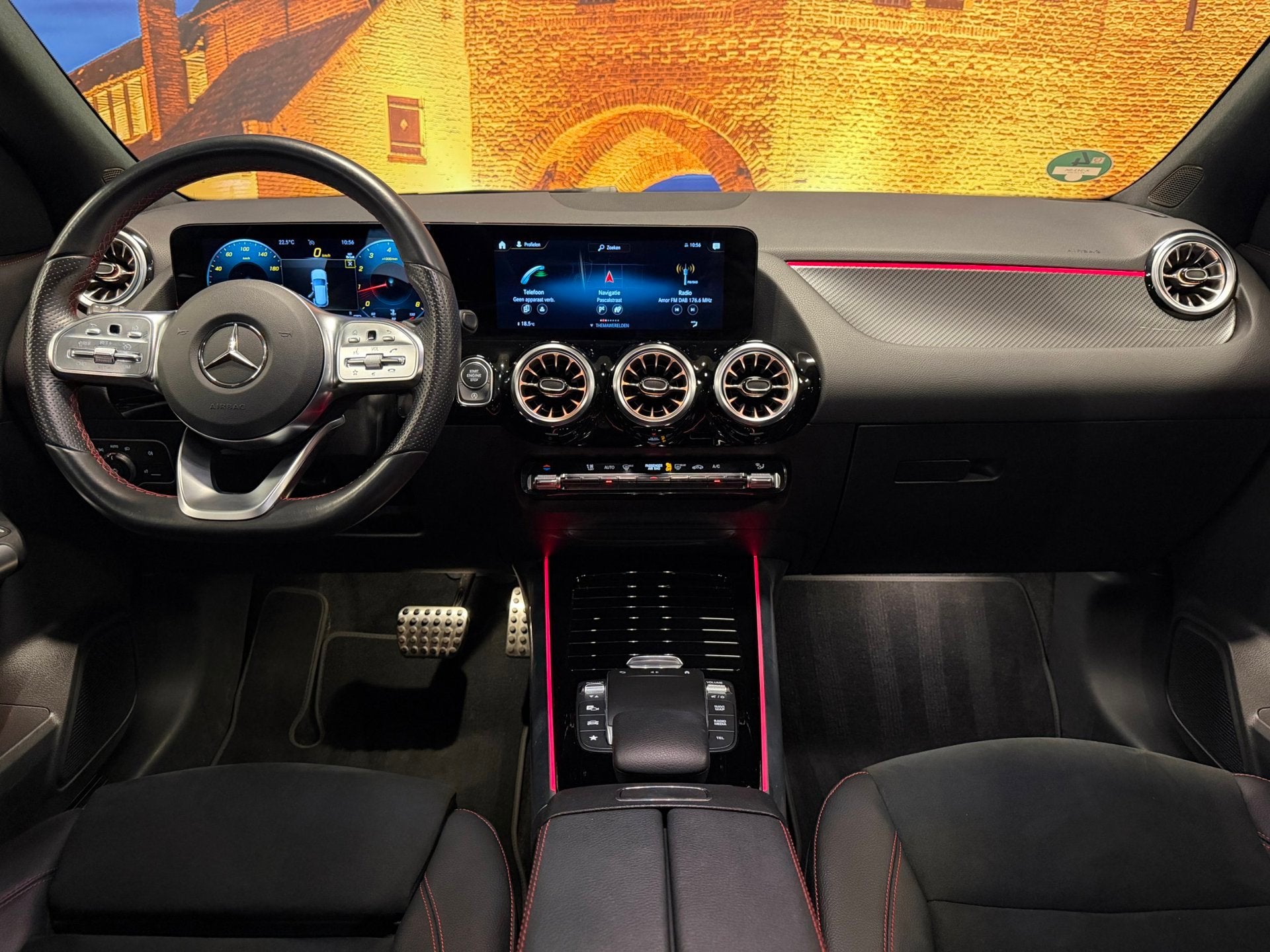 Mercedes-Benz GLA-klasse 200 AMG Line Automaat Camera LED Ca, Dealer onderhouden, 15 km/l, 4 cilinders, Leder en Stof