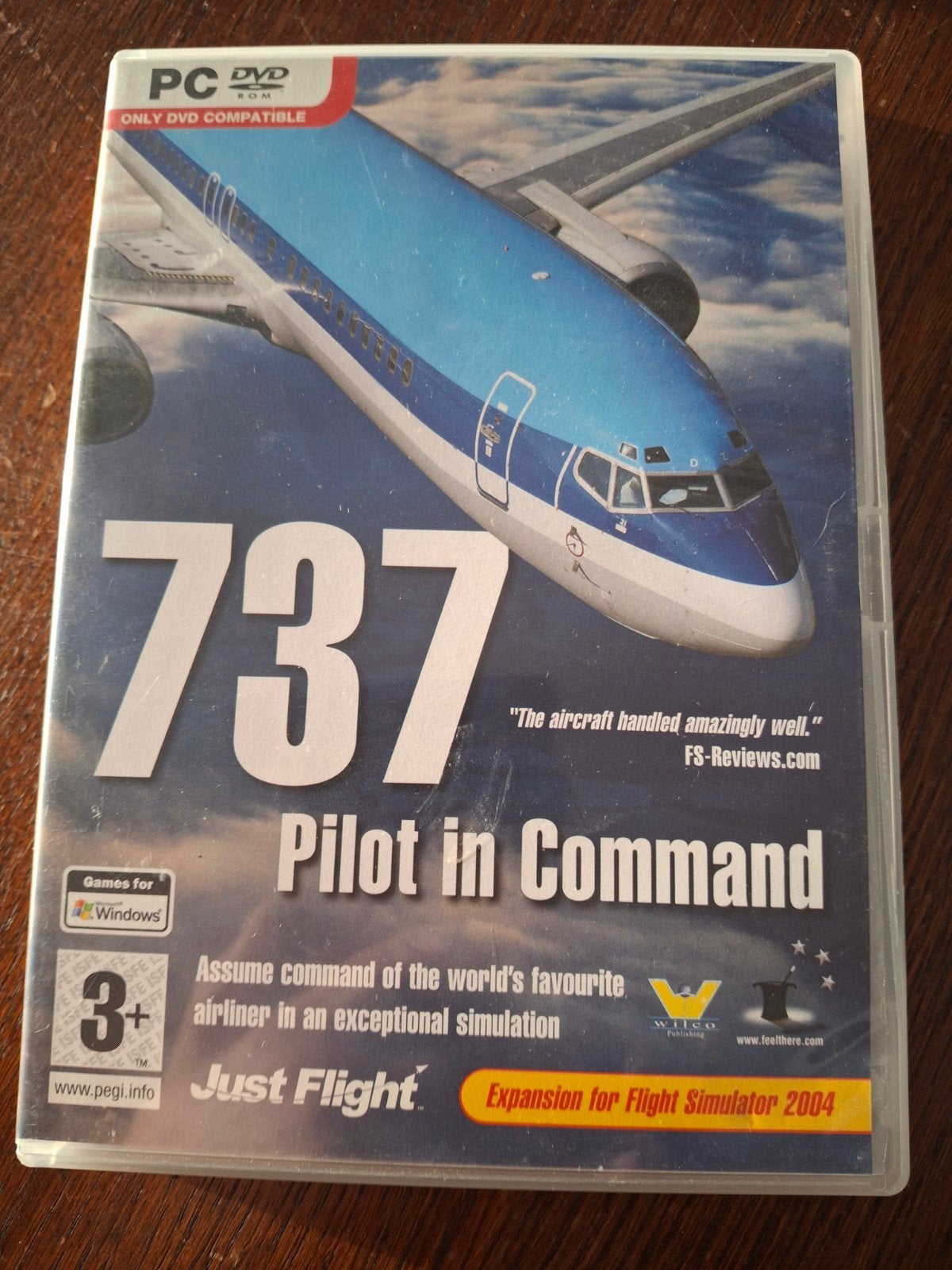 FS2000 737 Pilot in Command PC DVD - Vliegsimulator Uitbreid, Ophalen of Verzenden