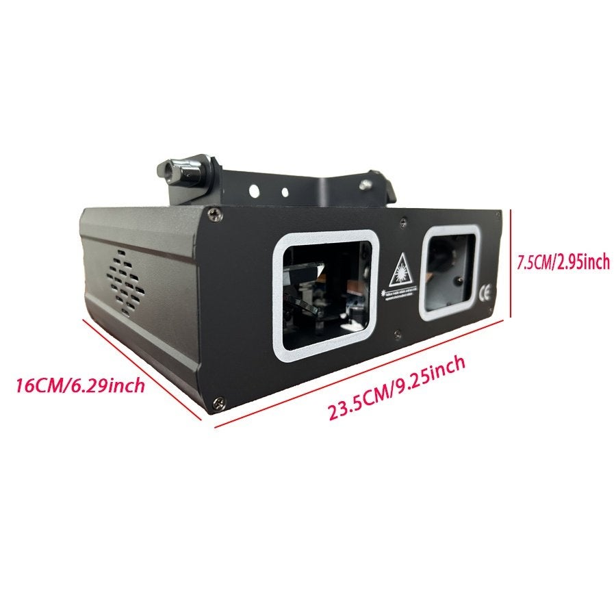 DJLicht 2 ogen RGB Laser, Geluidgestuurd, ., Nieuw, Ophalen of Verzenden