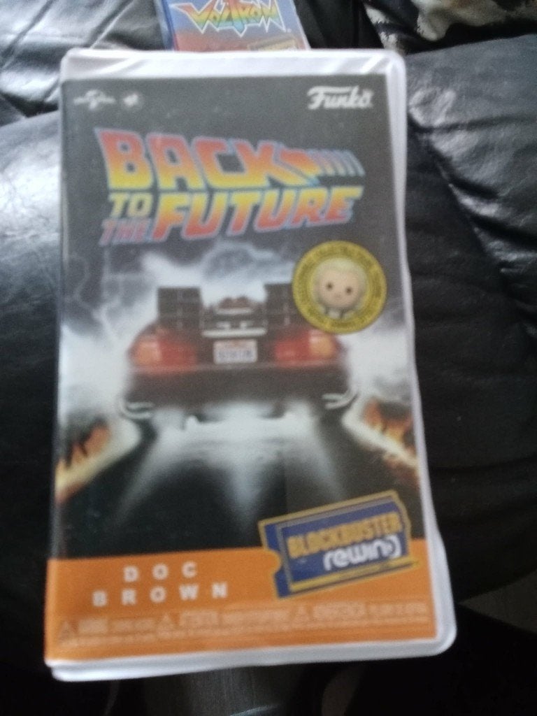 Funko pop blockbuster rewind back te the future, Verzamelen, Ophalen of Verzenden, Nieuw