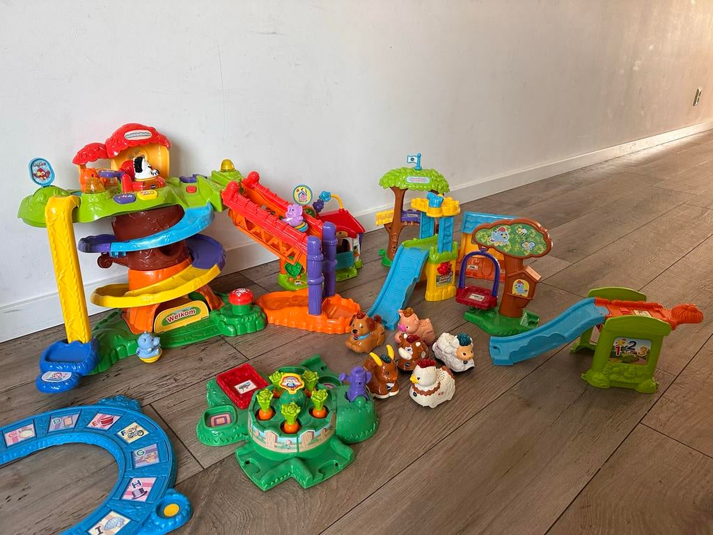 VTech Toet Toet Dieren en Zoef Zoef Dieren speelsets, Ophalen, Gebruikt, Overige typen, Met geluid