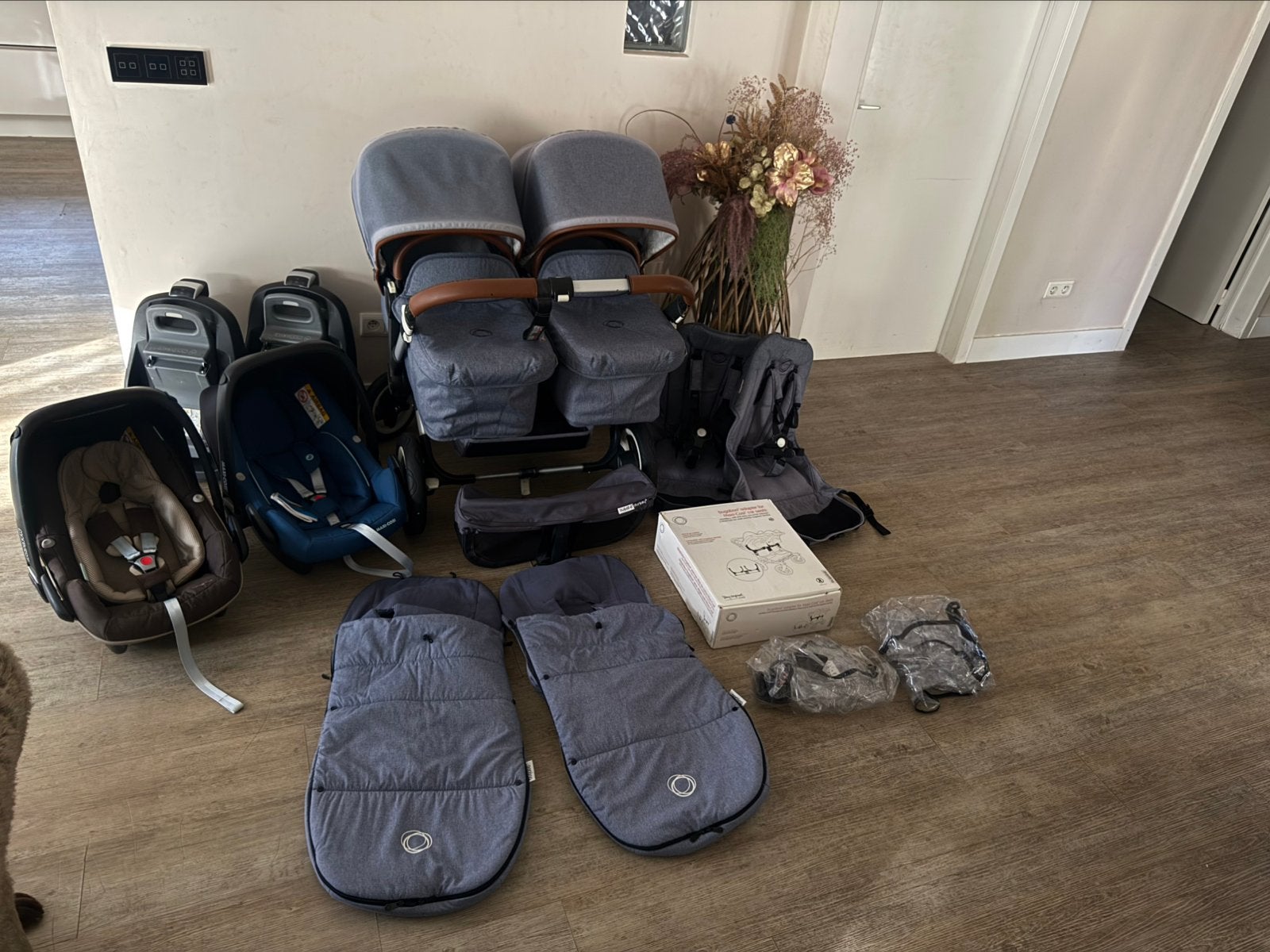 Bugaboo donkey 2 kinderwagen  met maxi cosi set en veel, Ophalen, Bugaboo