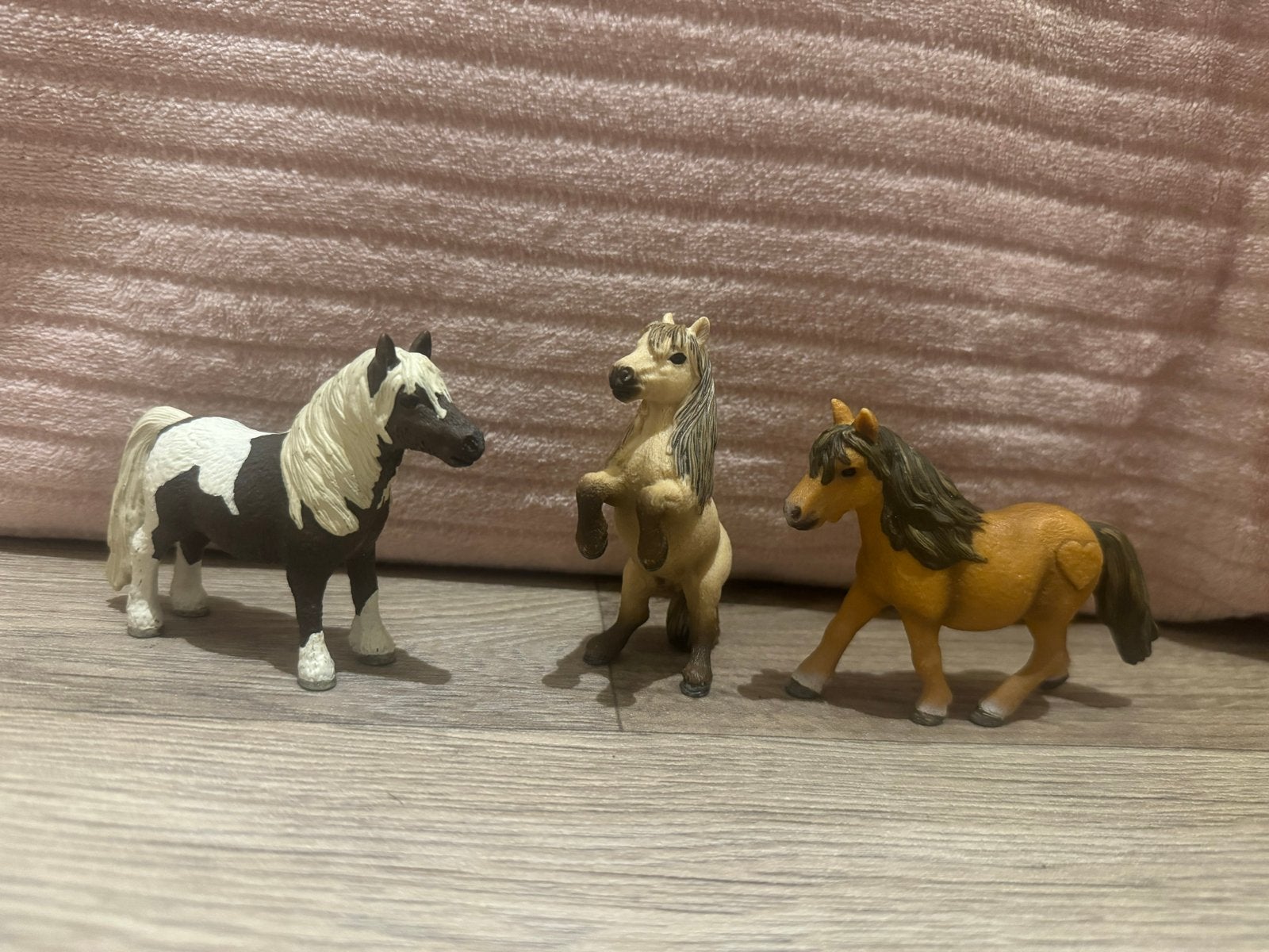 Schleich Shetlanders - Set van 3 pony's, Ophalen of Verzenden, Gebruikt