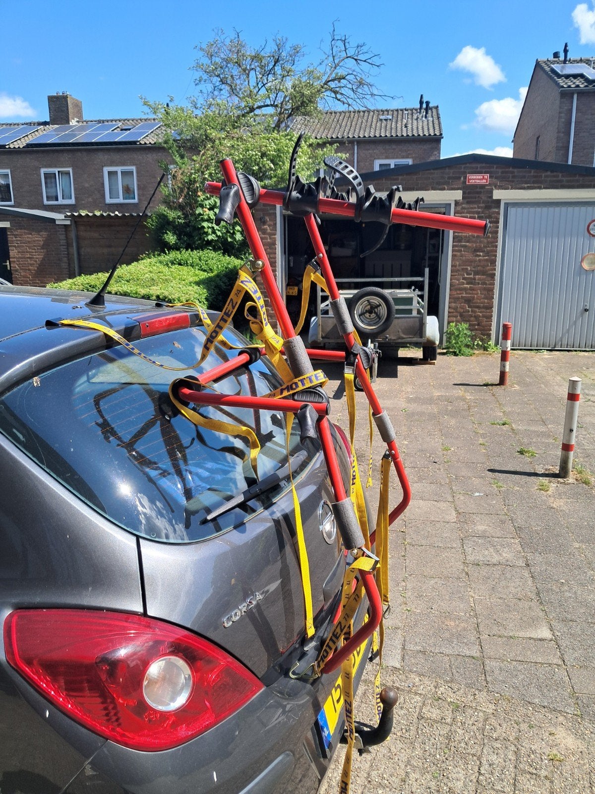 Fietsendrager Mattez, Verzenden, 2 fietsen, Trekhaakdrager