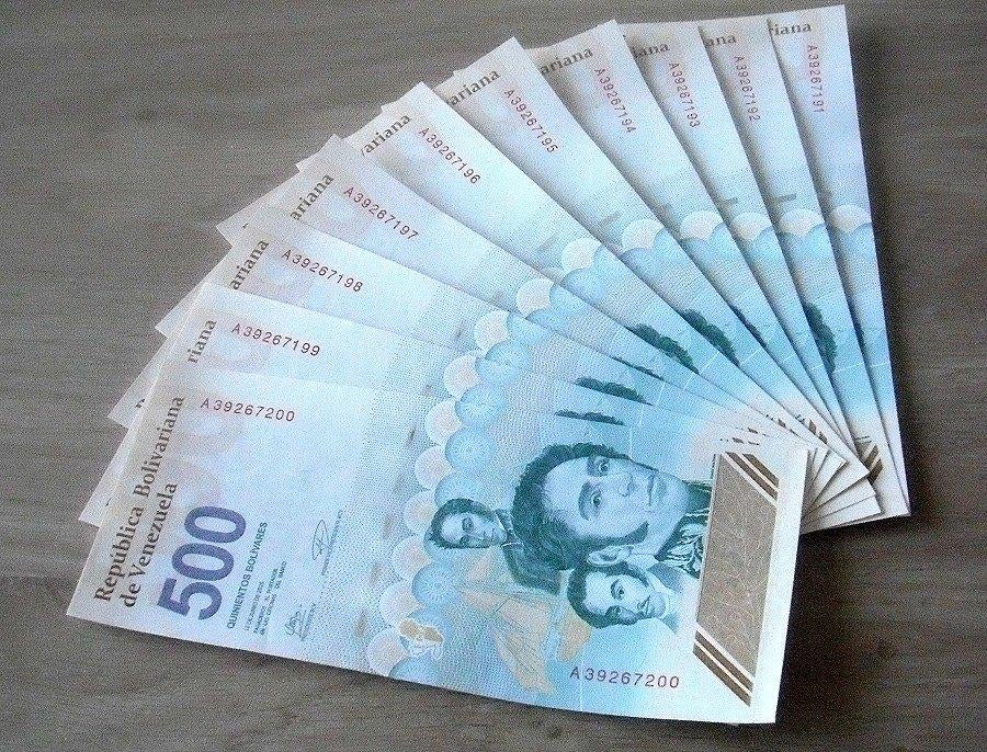 Venezuela, 10 biljetten van 500 miljoen bolivares (UNC), Verzenden, Zuid-Amerika, Setje