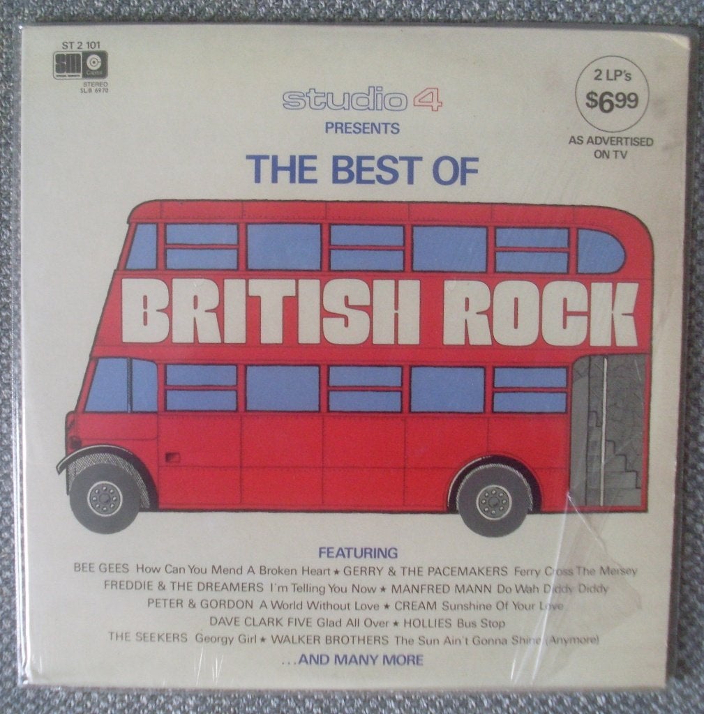 The Best of British Rock (2LP) oa Cream, Bee Gees, Hollies, Ophalen of Verzenden, 12 inch, Rock en Metal, Dubbel-LP