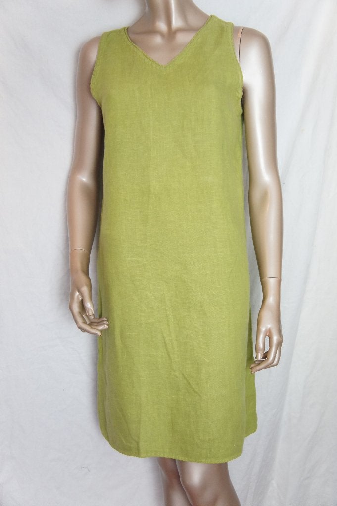 BACKSTAGE jurk maat 2 (38) 100% LINEN, Verzenden, Zo goed als nieuw, Maat 38/40 (M), Onder de knie