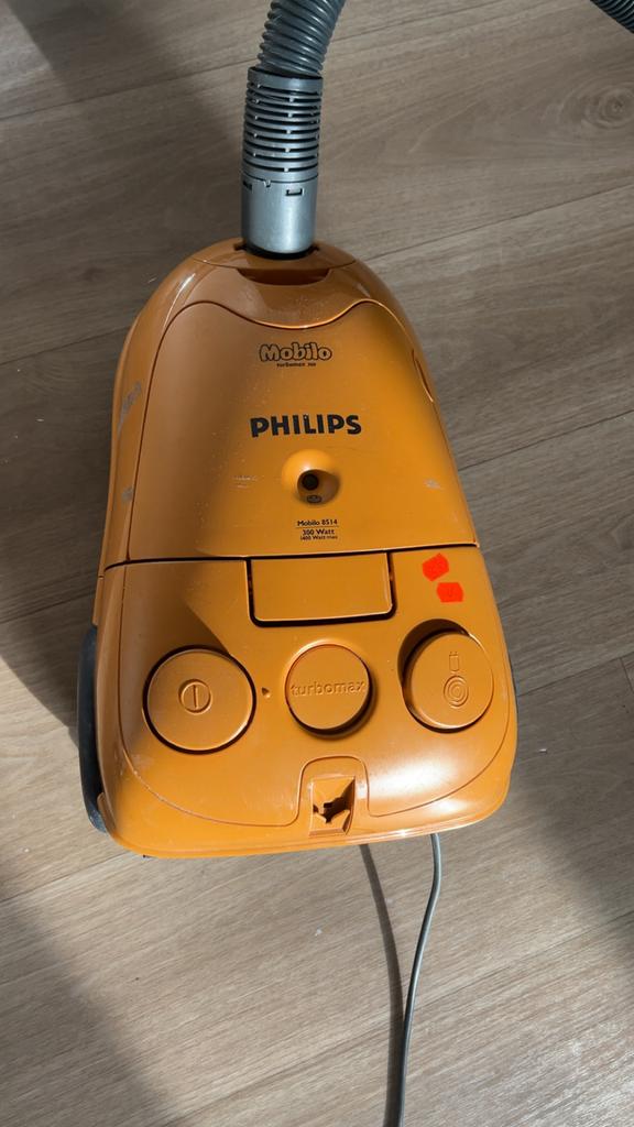 Philips Mobilo 8514 Stofzuiger - 1400 Watt, Ophalen, Gebruikt, Stofzak, 1200 tot 1600 watt
