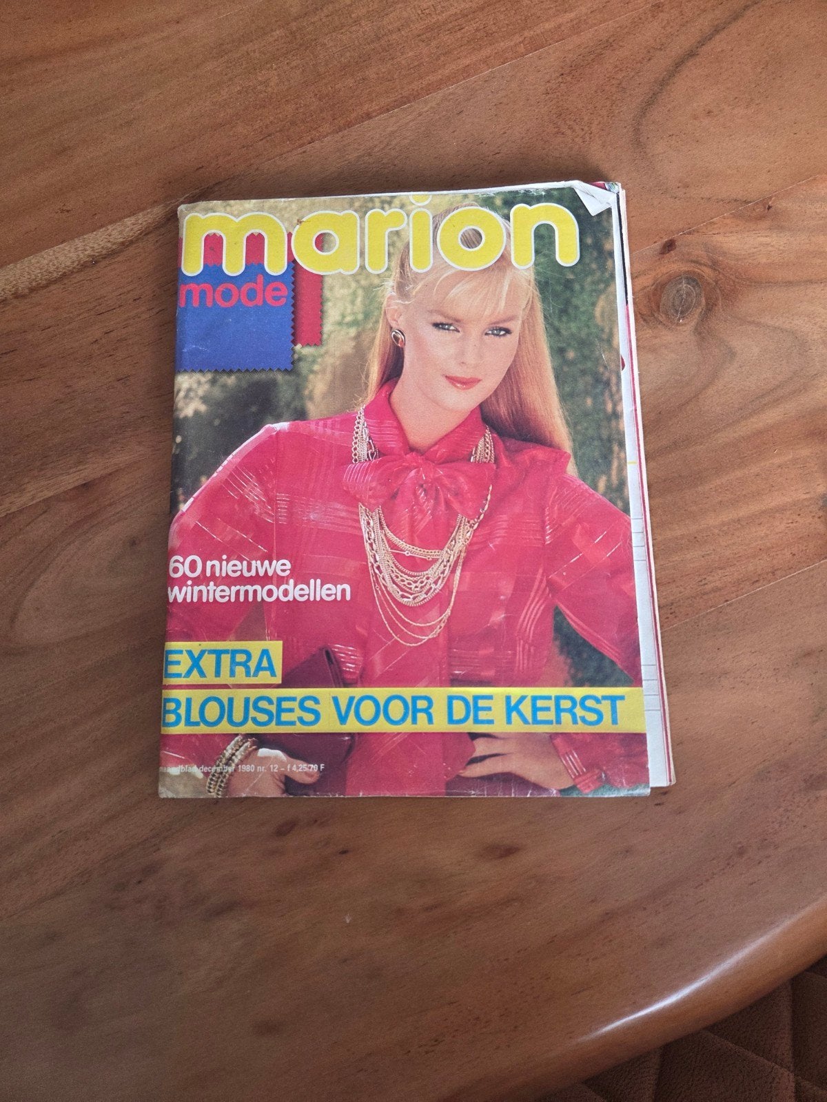 Vintage modetijdschrift Marion - December 1980 (Kerst & Wint, Ophalen of Verzenden, 1980 tot heden, Tijdschrift