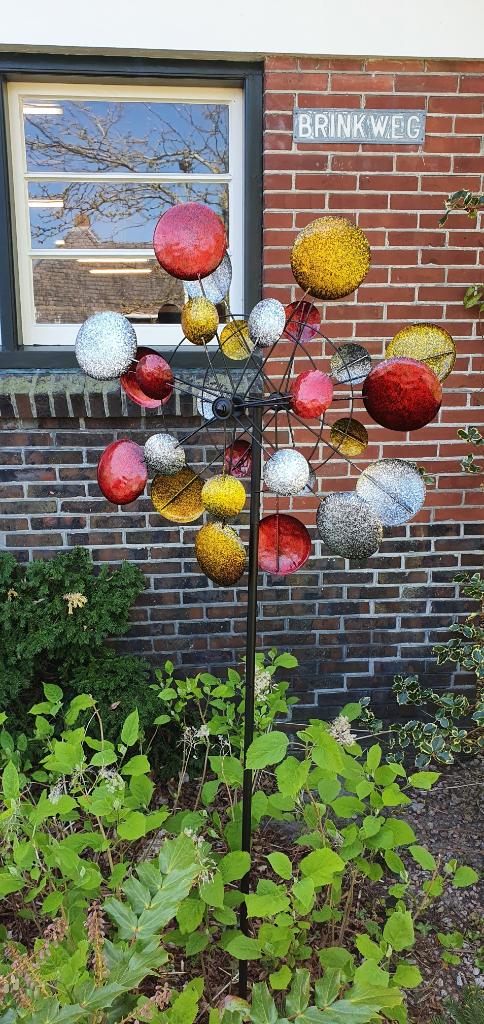 WINDMOLEN / GALAXY / 210 cm hoog, Tuin en Terras, Windwijzers en Windmolens, Huis en tuin decoratie Marie, Nieuw, Info@huisentuindecoratiemarie.nl