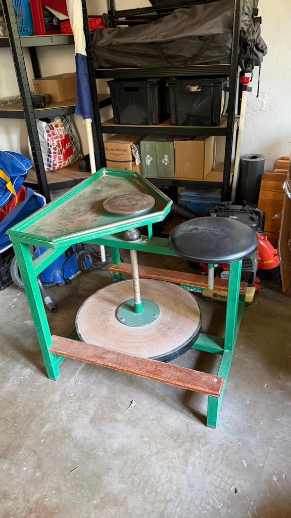 Schopschijf te koop., Hobby en Vrije tijd, Pottenbakken, Ophalen, Gebruikt