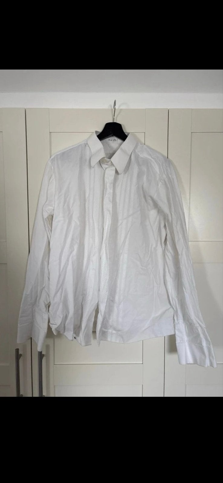 Witte Oktoberfest Trachtenblouse - heren, Kleding | Dames, Ophalen of Verzenden, Zo goed als nieuw, Maat 42/44 (L), Wit