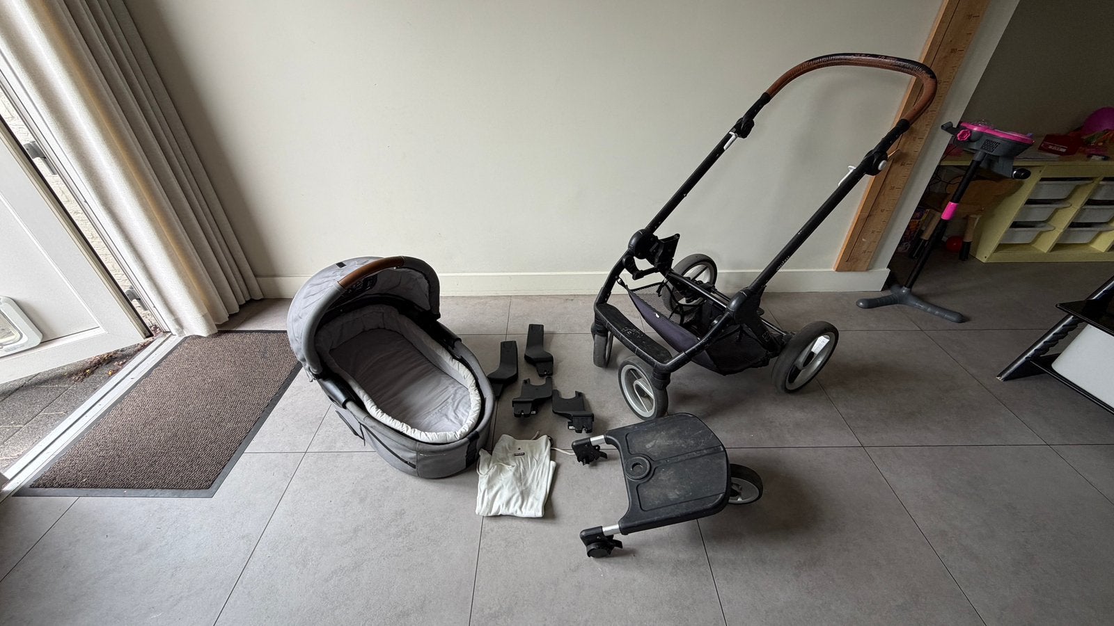 Mutsy evo set, Kinderen en Baby's, Ophalen, Gebruikt, Combiwagen, Mutsy
