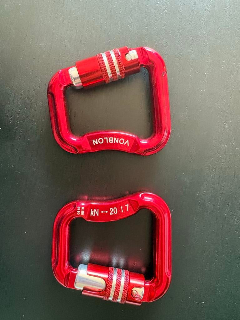 Nieuwe Paragliding Karabiners - Harnas, Ophalen of Verzenden, Zo goed als nieuw, Klimsport-accessoire