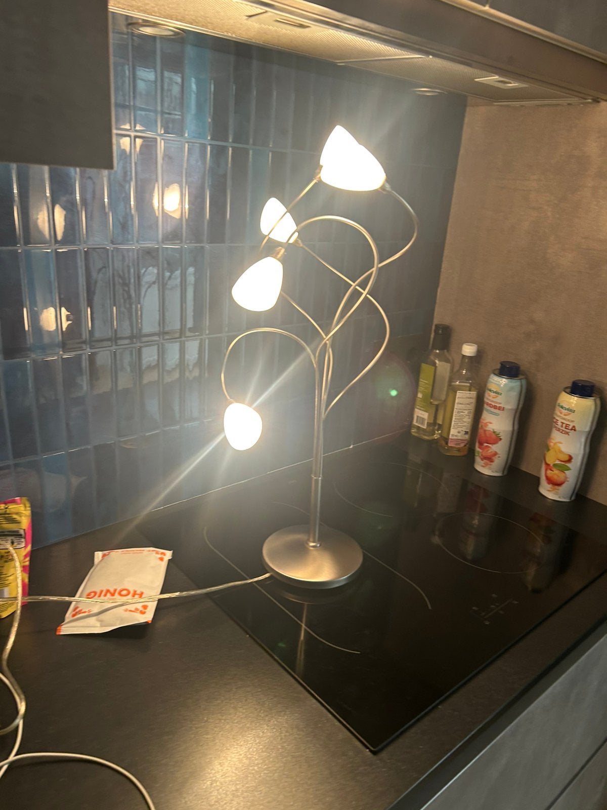 Schemerlamp met dimmer, Huis en Inrichting, Ophalen of Verzenden, Zo goed als nieuw, Schemerlamp