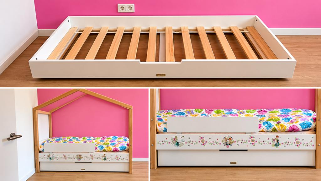 Bopita huisbed ‘Liam’ 80x160 Frozen lade,matras,uitvalbesch., 70 tot 85 cm, Zo goed als nieuw, 160 tot 180 cm, Ophalen