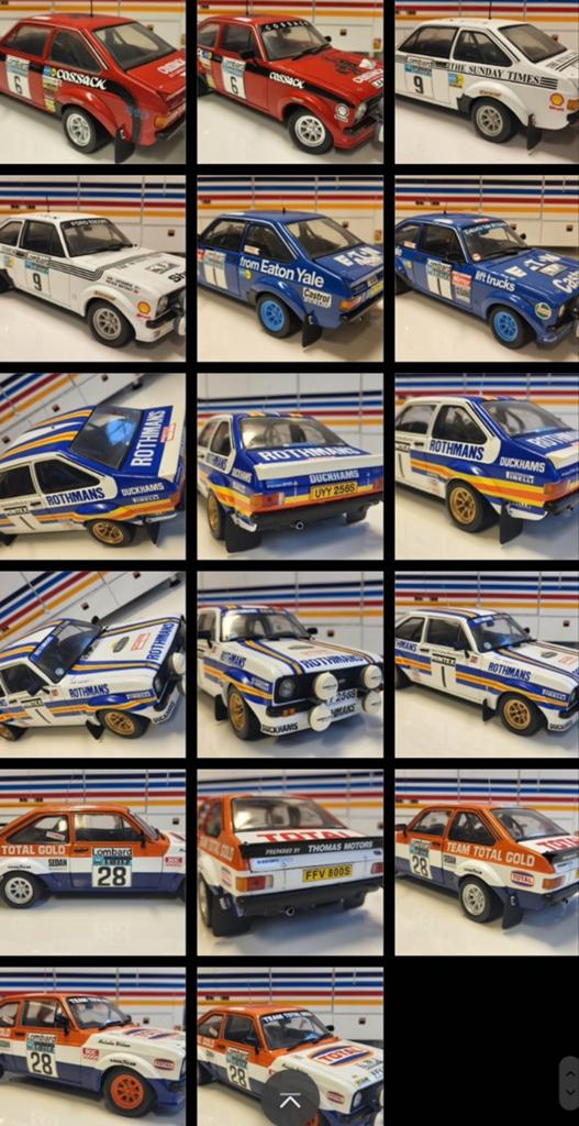 Div. Sun Star Ford Escort MK2 RS1800 Rally, Gebruikt, Auto, Ophalen of Verzenden, Sun Star