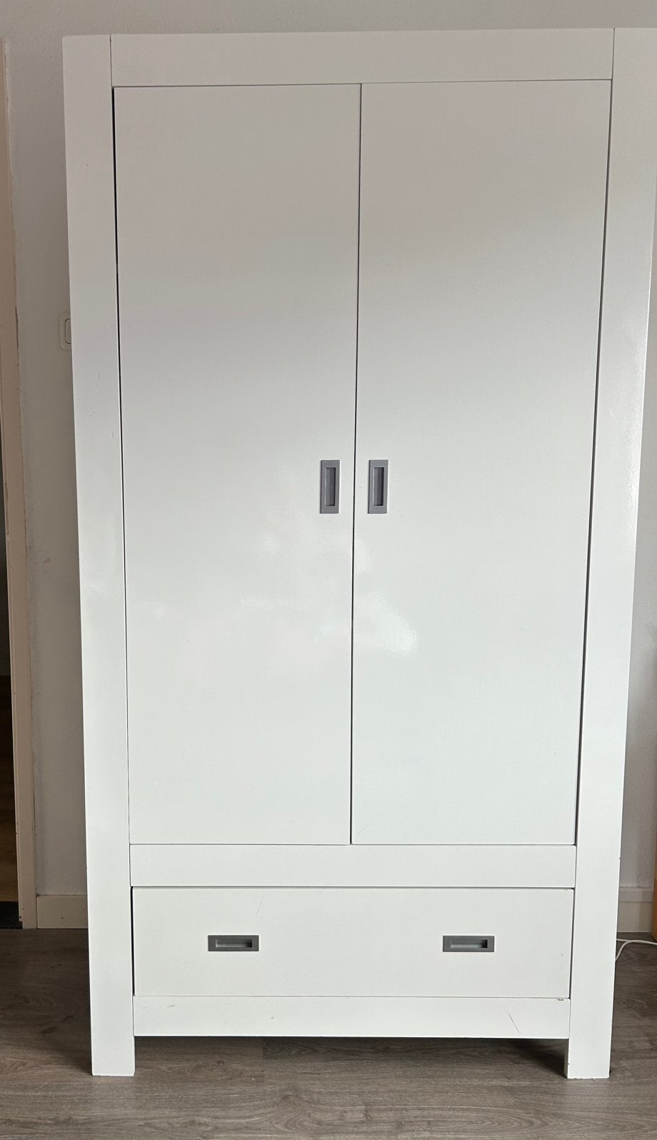 Witte kinder kledingkast, Ophalen, Zo goed als nieuw, 50 tot 70 cm, 105 cm of meer