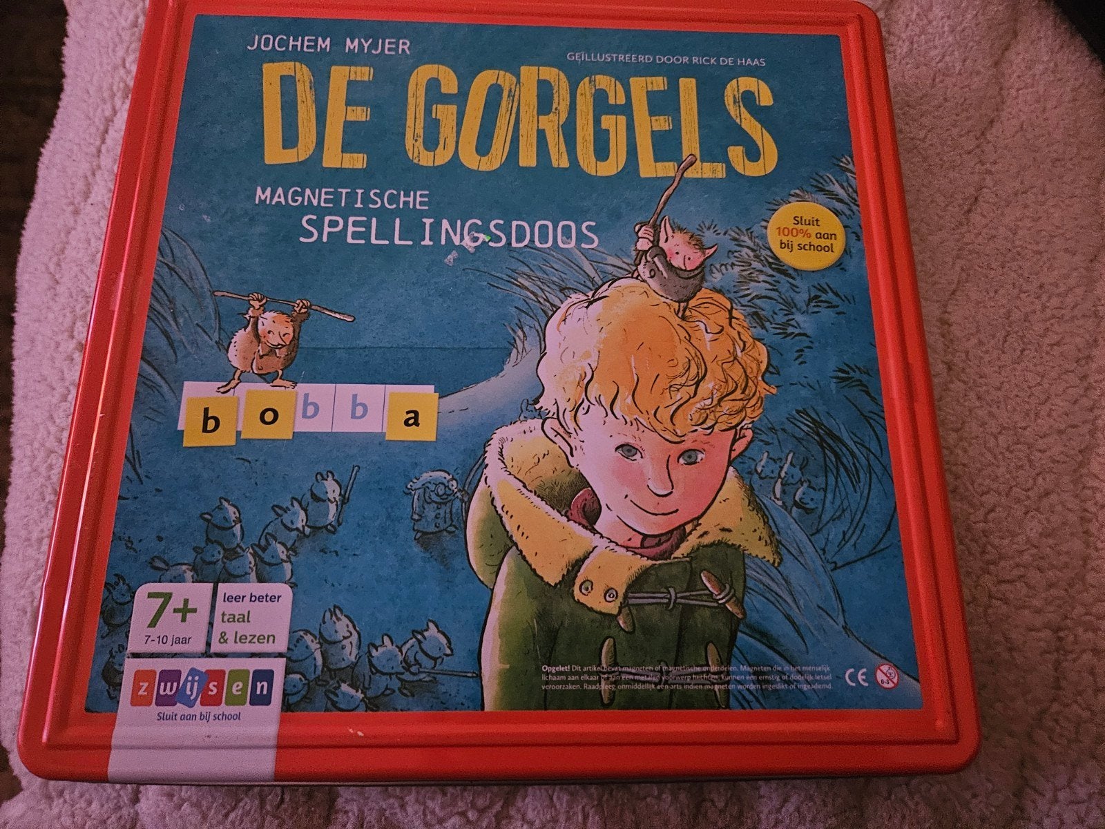 De Gorgels Magnetische Spellingdoos - Taal en Lezen, Kinderen en Baby's, Ophalen of Verzenden, Zo goed als nieuw, Taal en Lezen