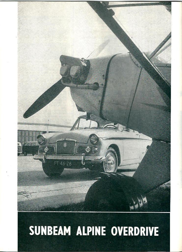 Autovisie test Sunbeam Rapier 1961, Ophalen of Verzenden, Gelezen, Overige merken