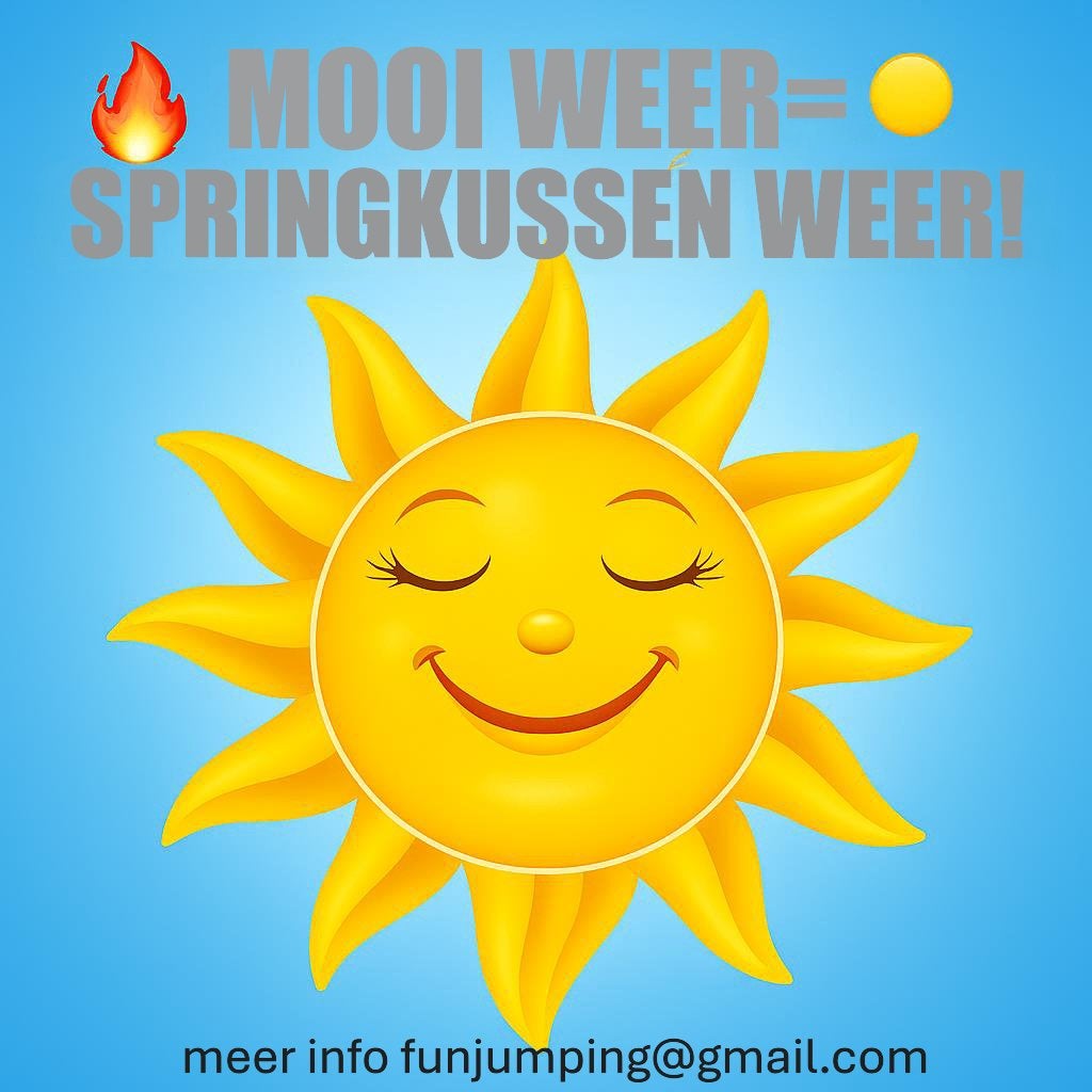 verhuur springkussen, Ophalen of Verzenden, Zo goed als nieuw, Overige