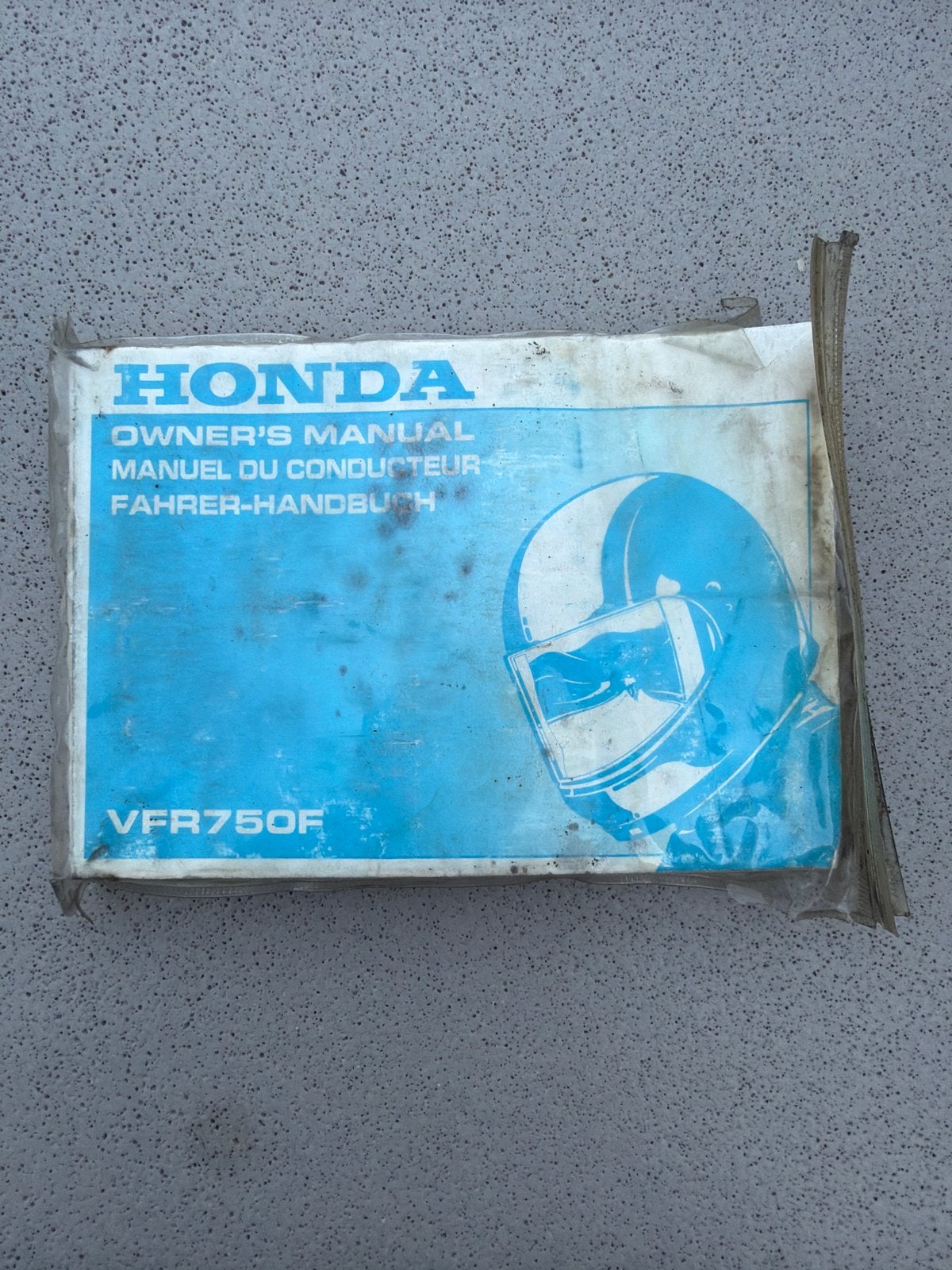 Honda VFR750F Gebruikershandleiding, Motoren, Ophalen of Verzenden, Honda