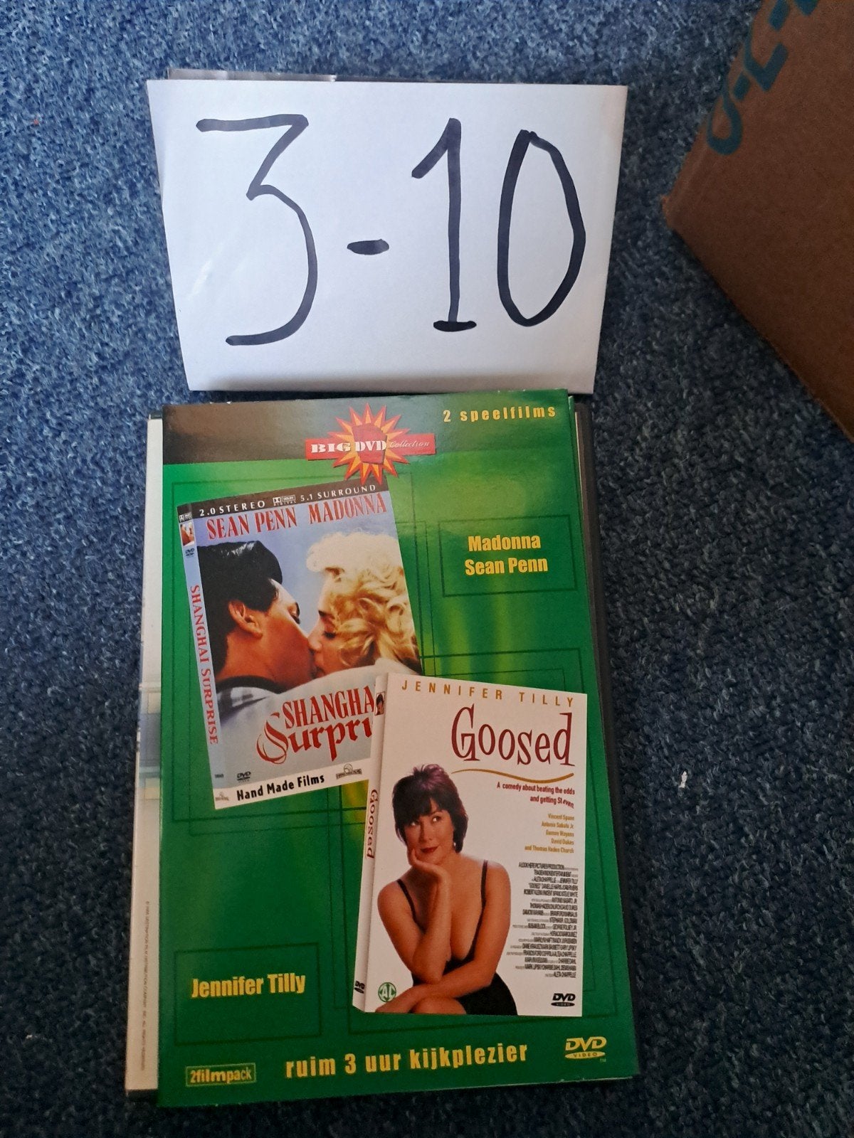 2-filmpack: Shanghai Surprise & Goosed (Madonna, Je, Nederlands, Ophalen of Verzenden, Zo goed als nieuw, Vanaf 12 jaar