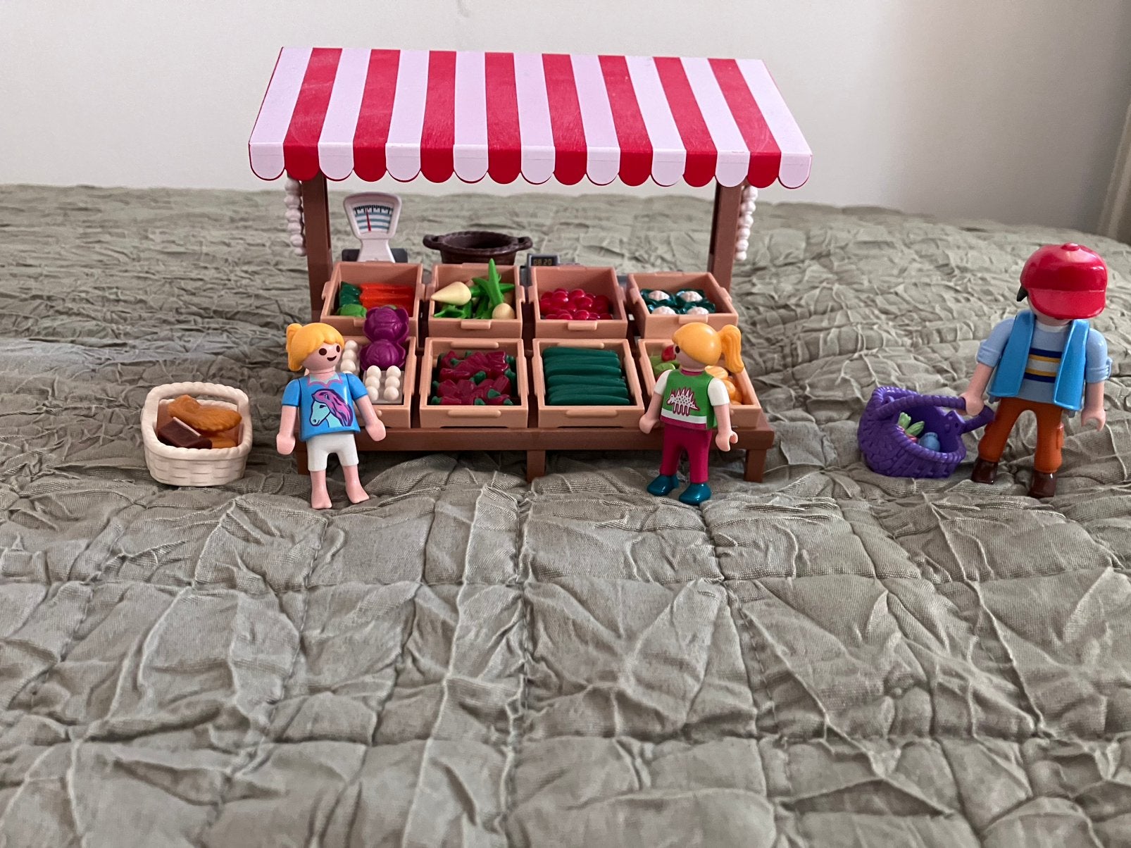 Playmobil speeltuin marktkraam, Ophalen, Gebruikt