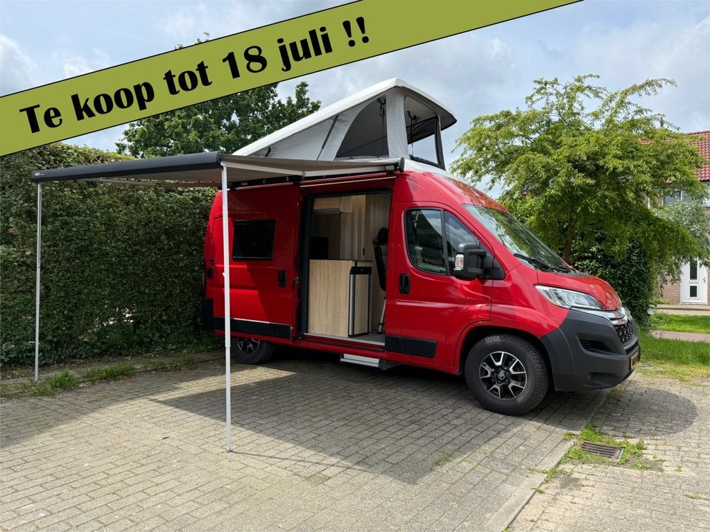 Clever Tour 540 hefdak 5-2022 compact 4bedden full options, Caravans en Kamperen, Campers, Buscamper of Camperbus, Achteruitrijcamera