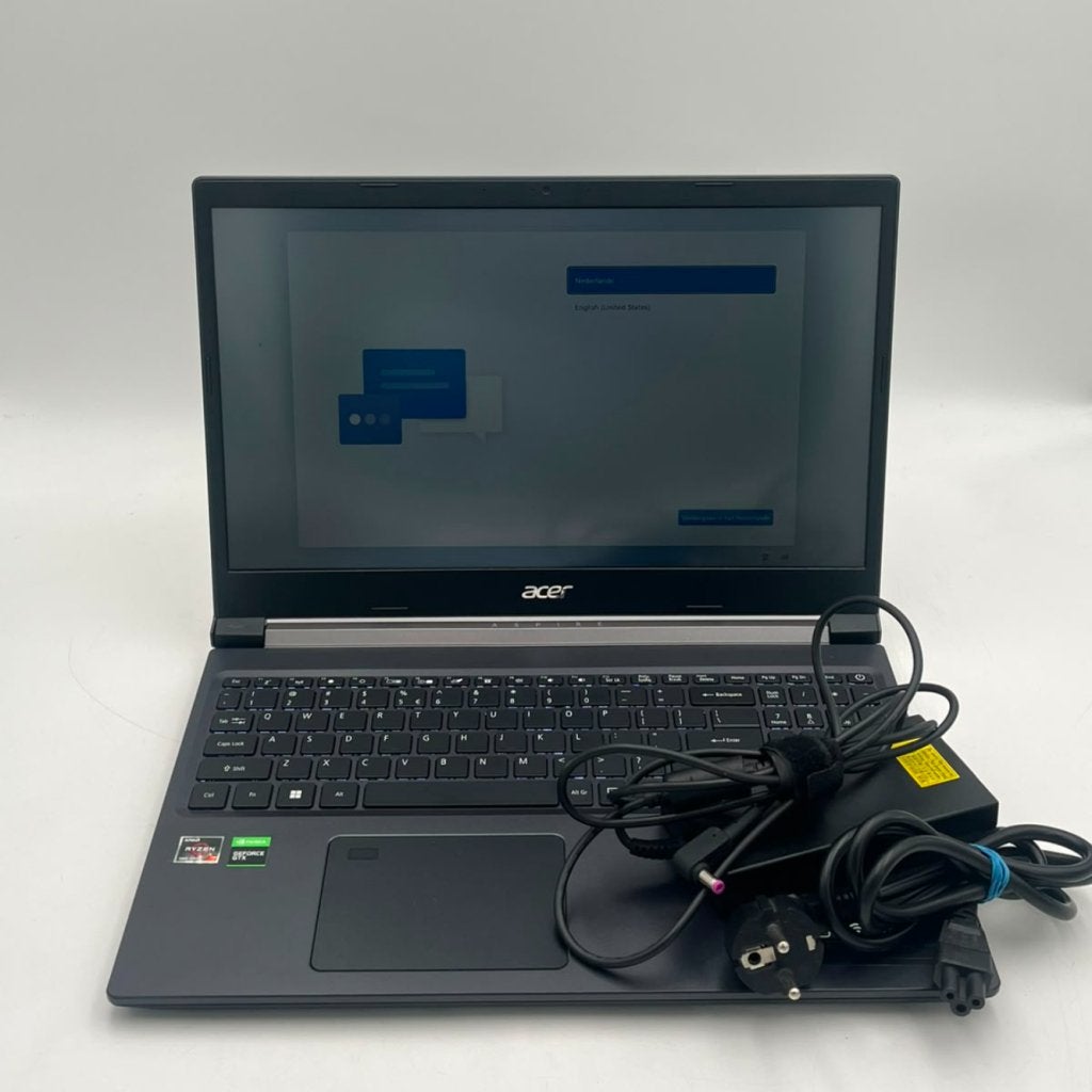 Acer Aspire 7 A715-42G-R47T Ryzen 7 16Gb GTX 1660 Laptop, Acer, Zo goed als nieuw, Support@acer.com, 8F, No. 88, Sec. 1, Xintai 5th Rd.
Xizhi District, New Taipei City 221
Taiwan