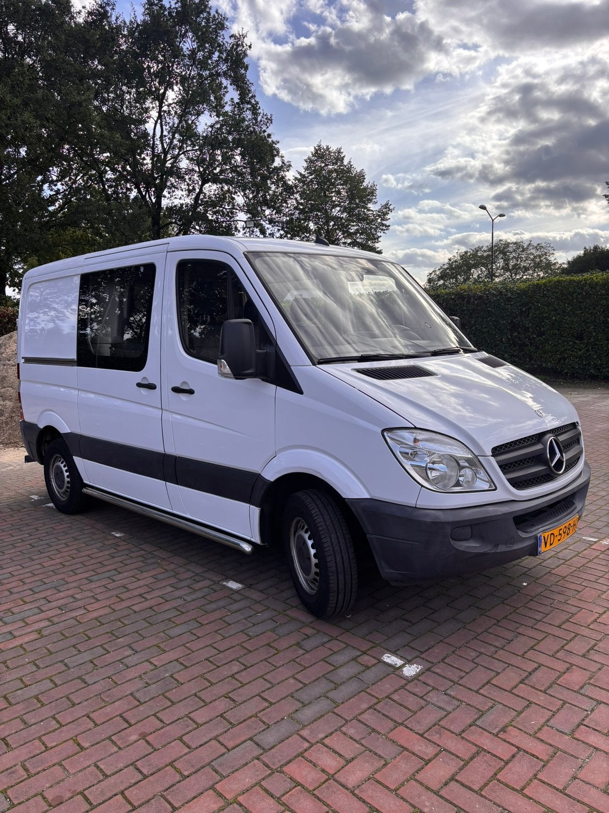 Mercedes Sprinter Automaat | 7-Zits | 160 PK | APK 08-2027, Auto's, Automaat, Euro 5, Zwart, 160 pk