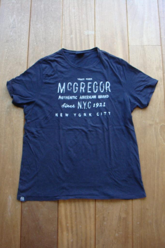 McGregor shirt t-shirt maat XXL blauw NETTE STAAT €6,95, Overige maten, Ophalen of Verzenden, Zo goed als nieuw, McGregor