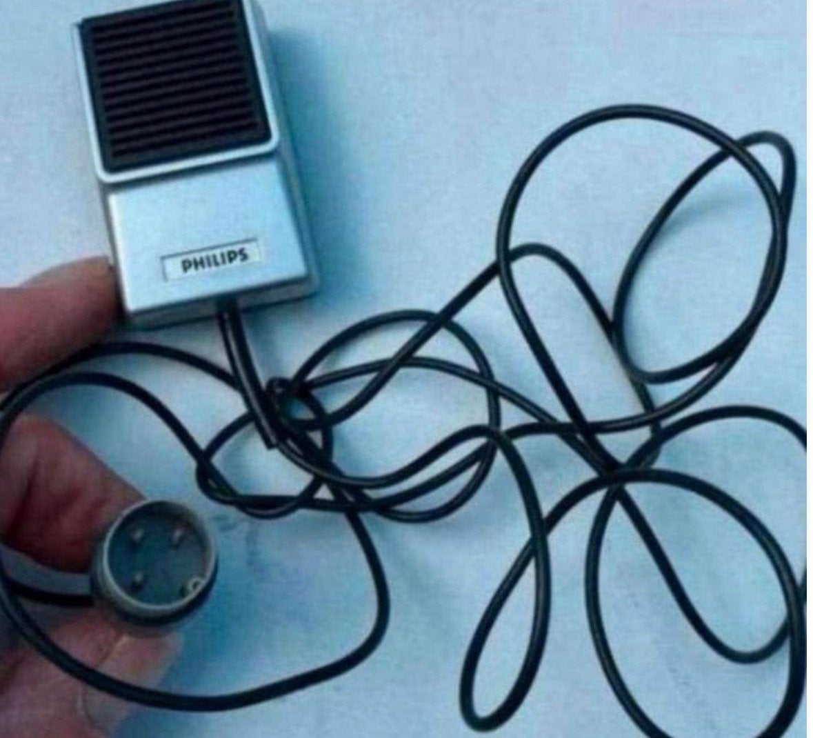 Philips LBB 9203 mini microfoontje, mini Jack plug ‘70, Ophalen of Verzenden, Gebruikt, Overige typen