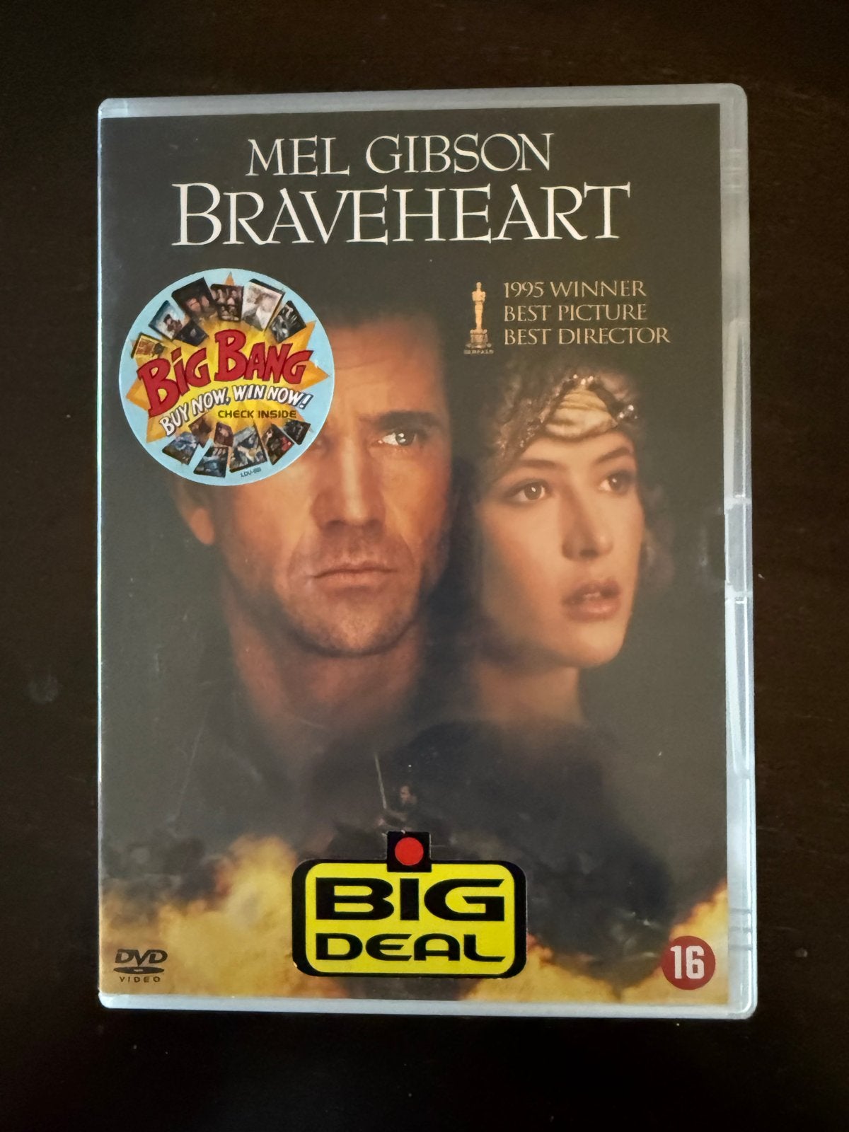 Braveheart DVD - Zo goed als nieuw, Engels, Vanaf 16 jaar, Nederlands, Ophalen of Verzenden
