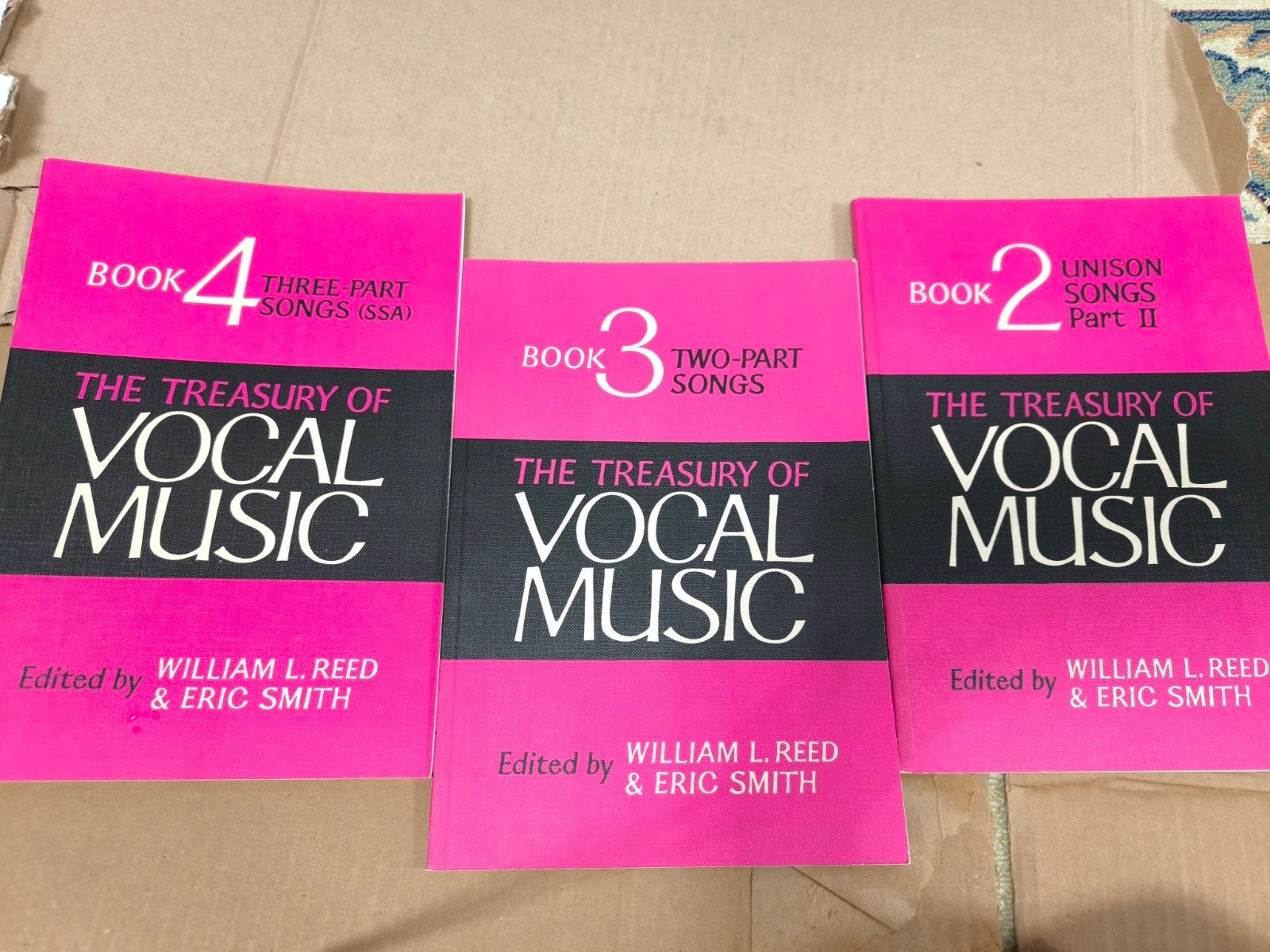 The Treasury of Vocal Music - Boeken 2, 3 en 4, Ophalen of Verzenden, Zo goed als nieuw, Algemeen, William L. Reed & Eric Smith