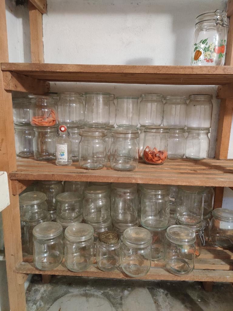 vintage weckflessen, Ophalen, Zo goed als nieuw, Overige merken, Glas
