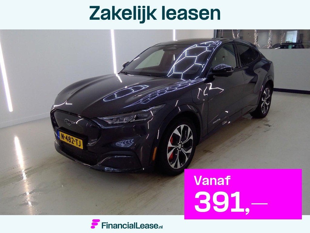 Ford Mustang Mach-E AWD 75 kWh | SOH 94% | Panoramadak | Mem, Gebruikt, 750 kg, Origineel Nederlands, 1249 min