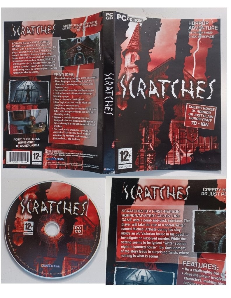 scratches videogames, Spelcomputers en Games, Games | Pc, 1 speler, Eén computer, Ophalen of Verzenden, Zo goed als nieuw