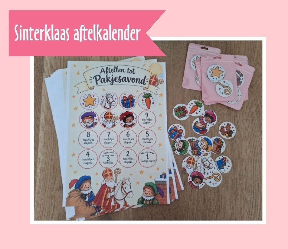 Sinterklaas aftelkalender, Ophalen of Verzenden, Nieuw