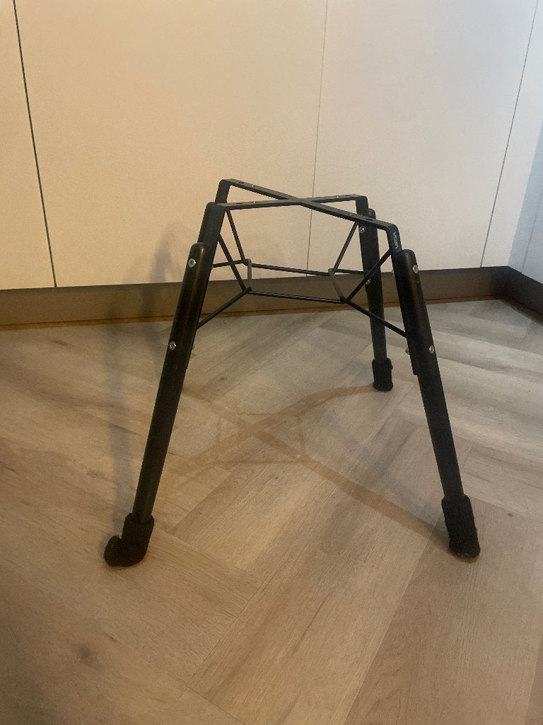 Voor 4 stoelen onderstel/poten, Huis en Inrichting, Ophalen, Zwart, Zo goed als nieuw, Vier