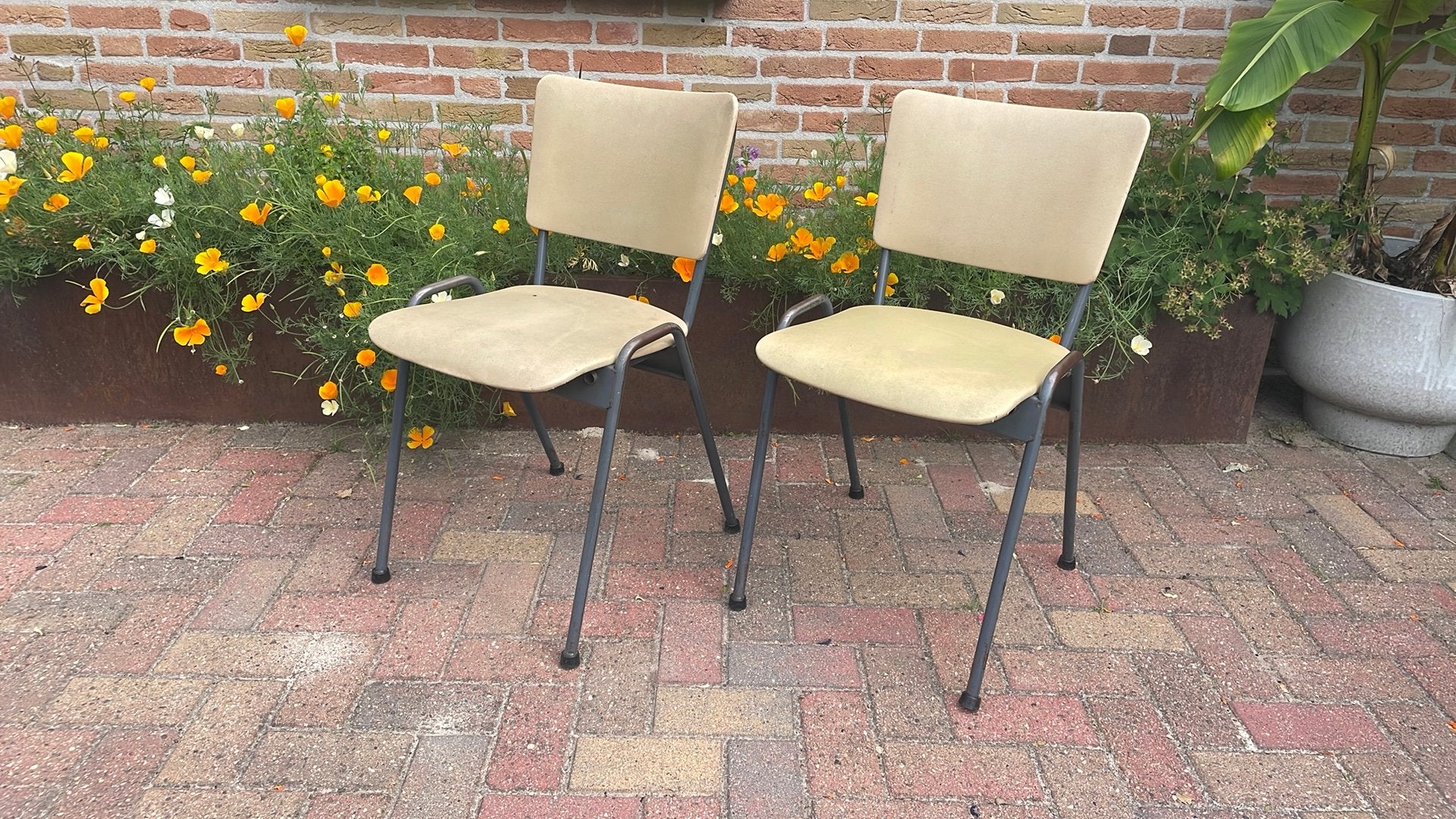 Ahrend cirkel, vintage stoel,stoel, friso kramer, Ophalen, Twee, Overige kleuren, Leer
