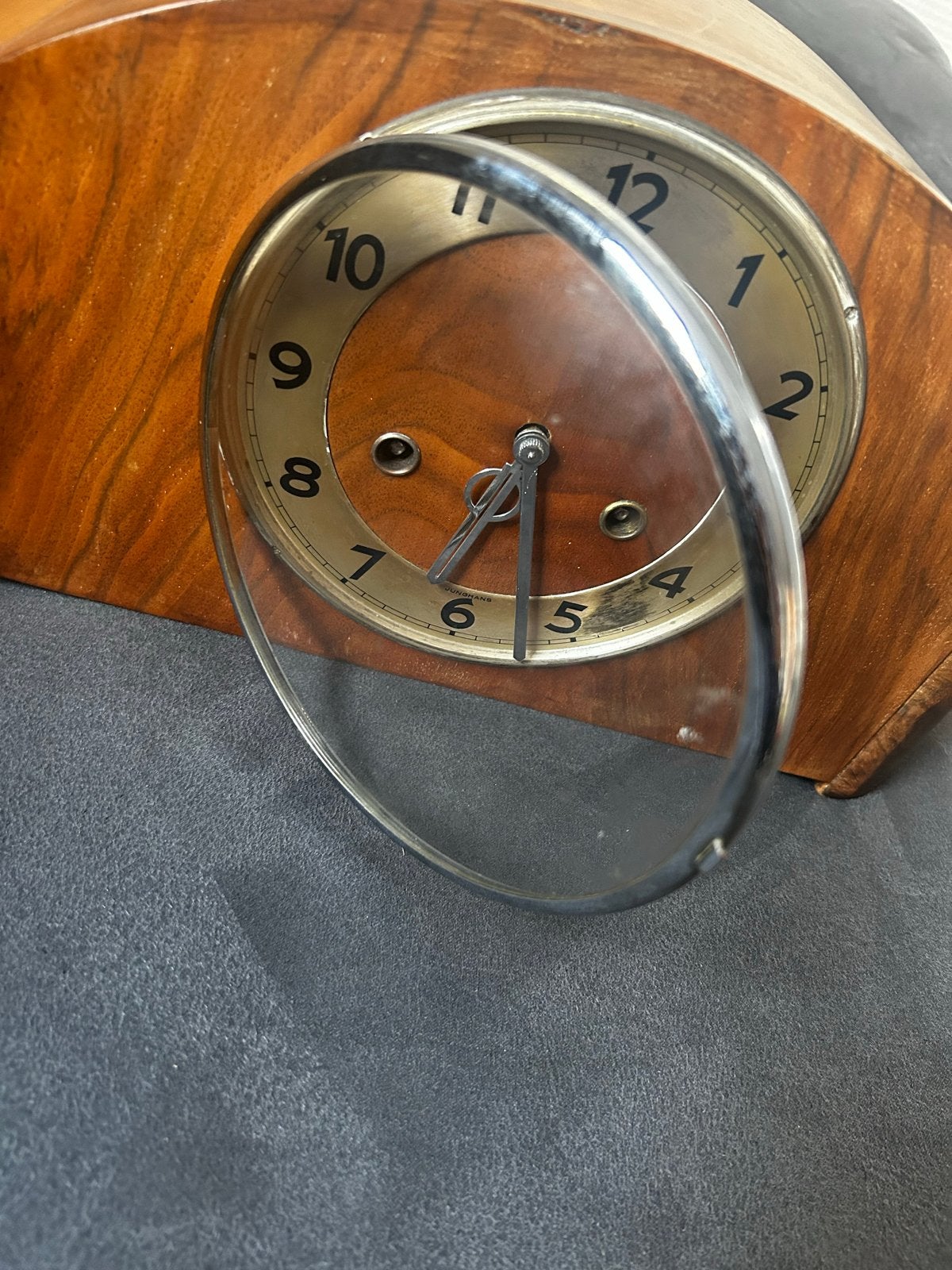 Foto 13 van Antieke Junghans pendule tafelklok uit 1913