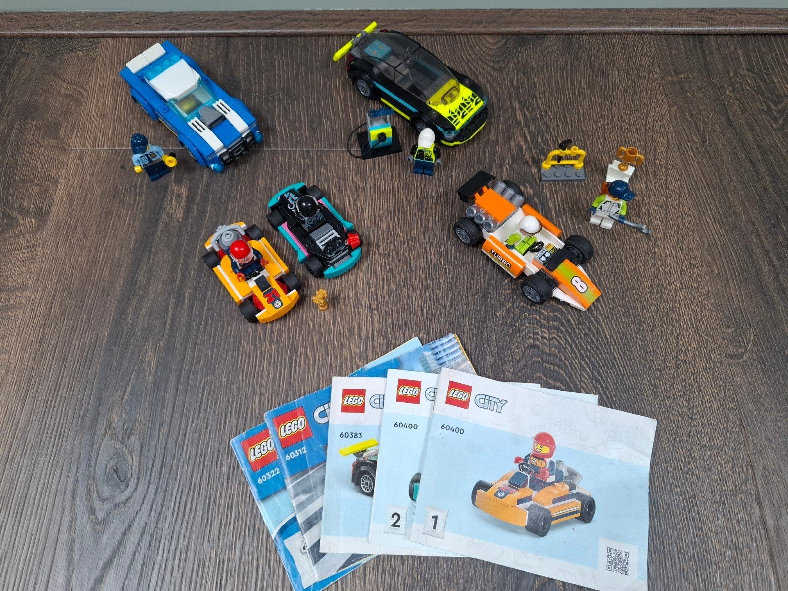 4 sets van Lego City  60322, 60312, 60383, 60400, Ophalen of Verzenden, Zo goed als nieuw
