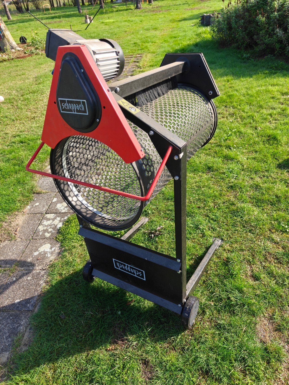 Scheppach Trommelzeef RS 400 - Tuinzeef voor Compost, Ophalen, Zo goed als nieuw