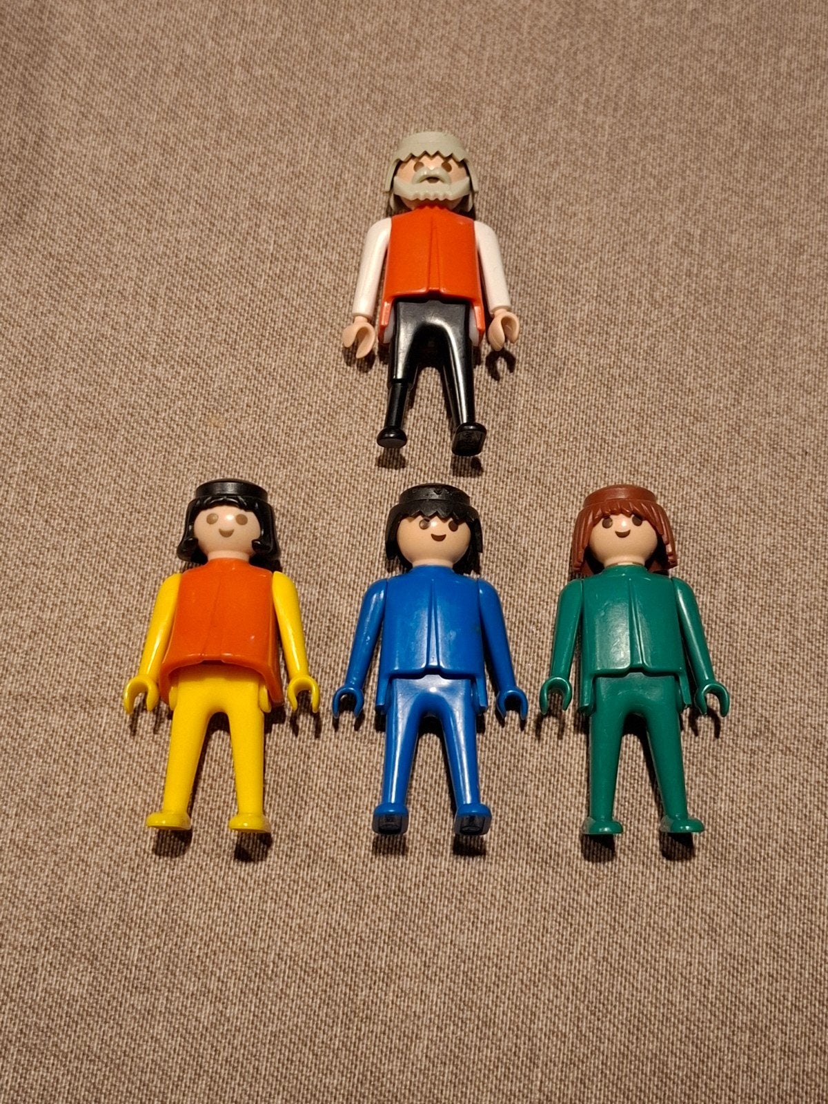 4 Vintage Playmobil Klicky Poppetjes Geobra Jaren '70, Ophalen of Verzenden, Gebruikt, Losse onderdelen, Figuren