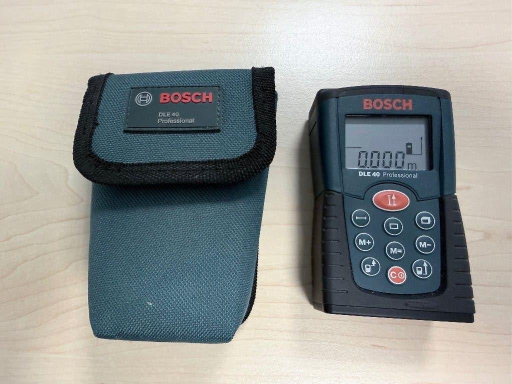 Bosch DLE 40 Professional Laser Afstandsmeter, Ophalen of Verzenden, Zo goed als nieuw, Afstand